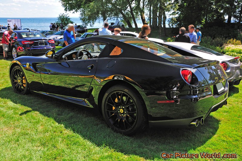 Black Ferrari 599 GTB Rear Left