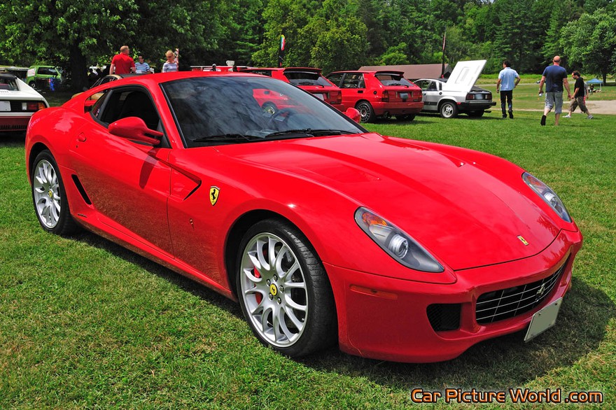 Picture of a Red Ferrari 599