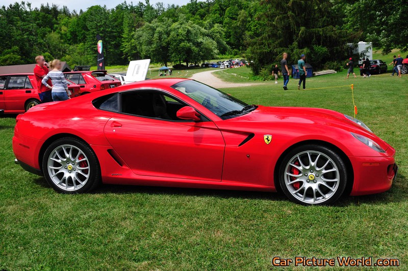 Red Ferrari 599 Right Side