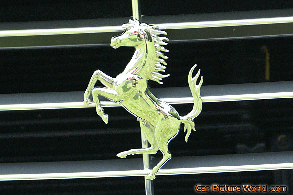 Gray Ferrari California Grill Horse