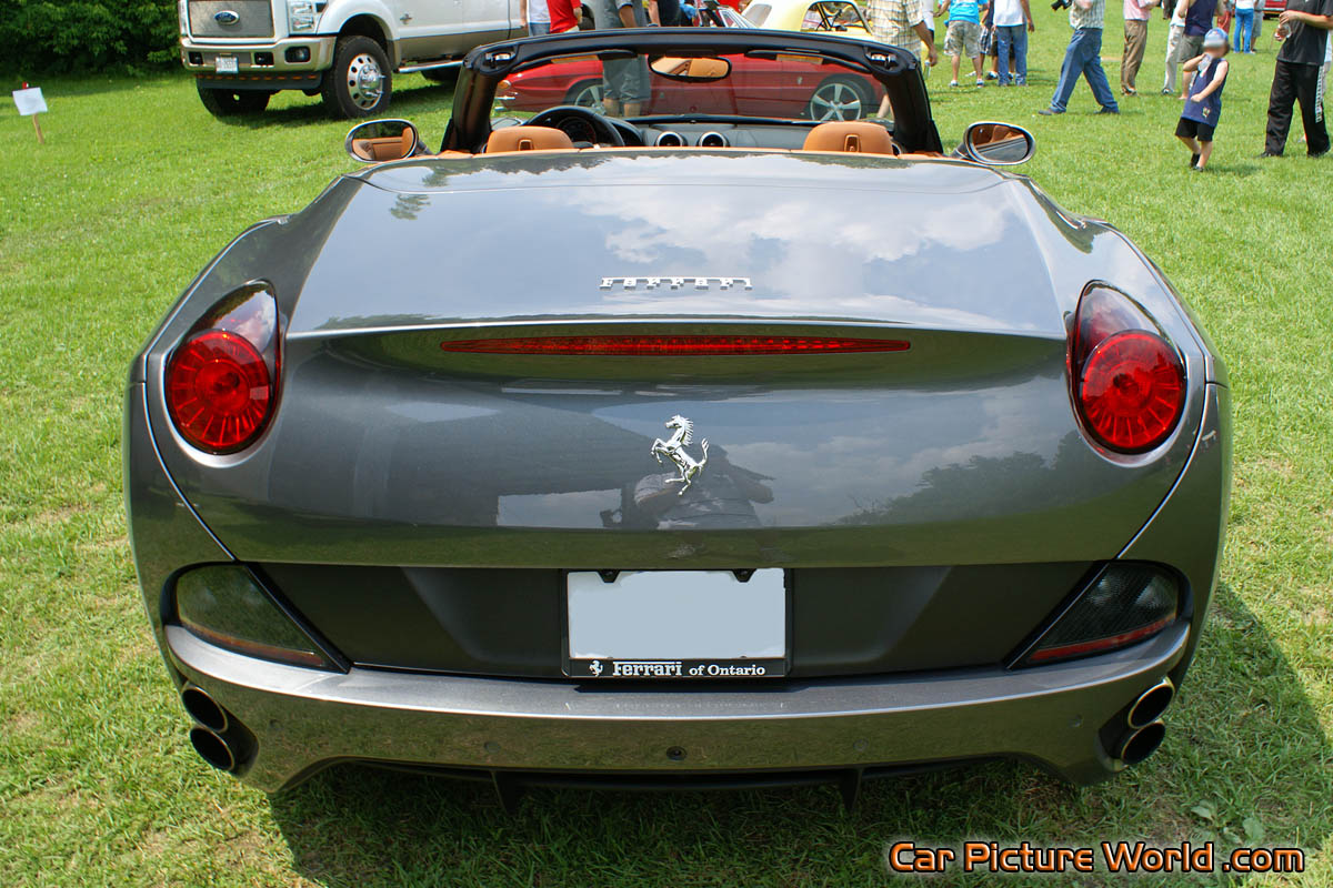 Gray Ferrari California Rear