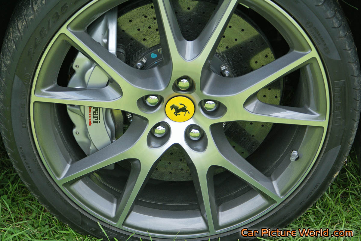Gray Ferrari California Rim