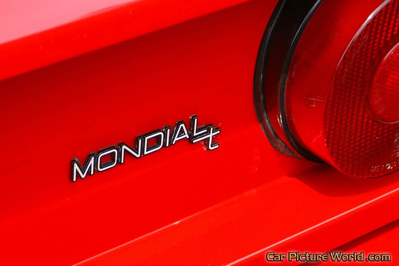 Ferrari Mondial T Cabriolet Rear Name Plate