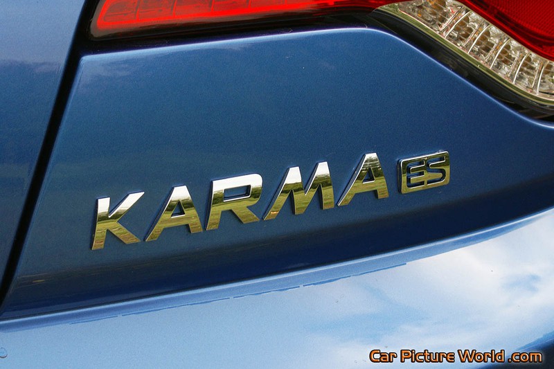 2012 Fisker Karma Rear Name Plate