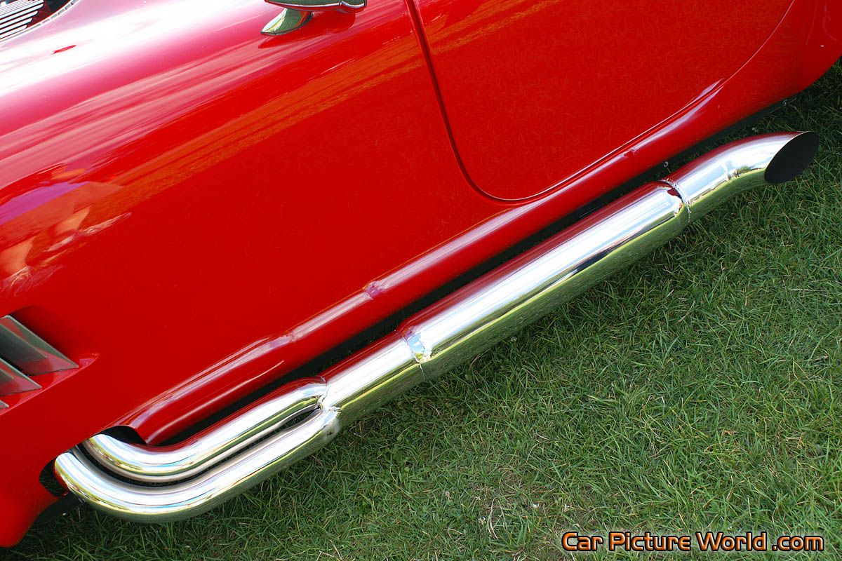 Red 427 Cobra Side Exhaust Picture
