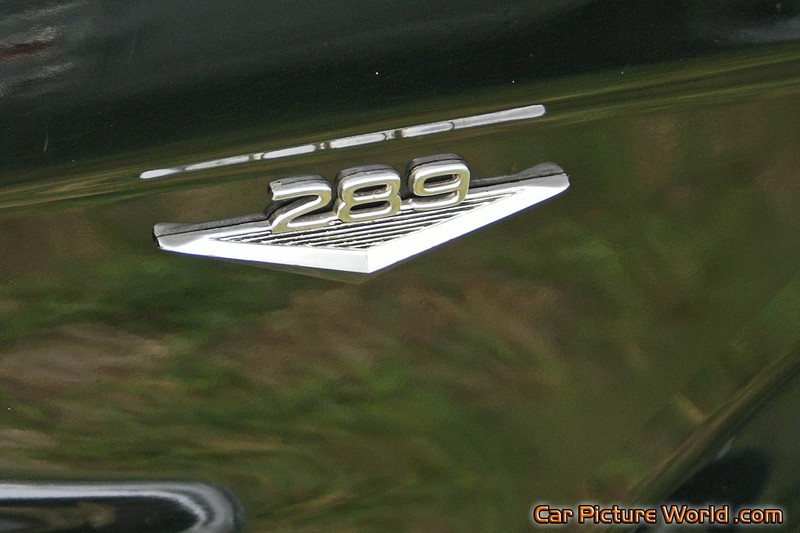 1965 Mustang Coupe Engine Badge