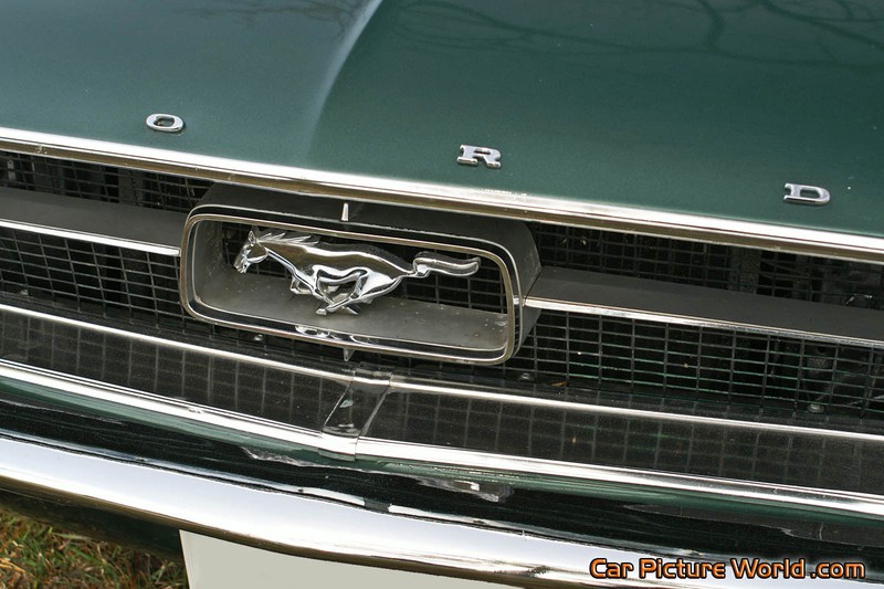 1967 Mustang Fastback Grill Emblem
