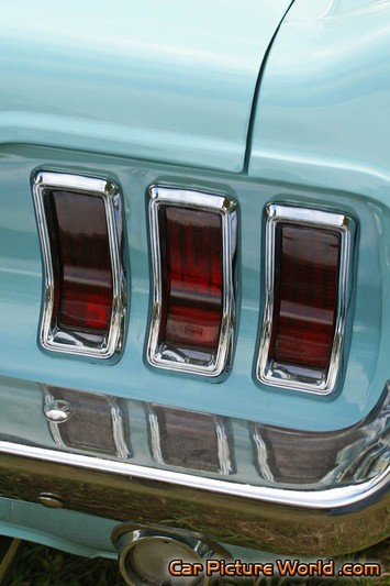 1967 Mustang Notchback Tail Lights