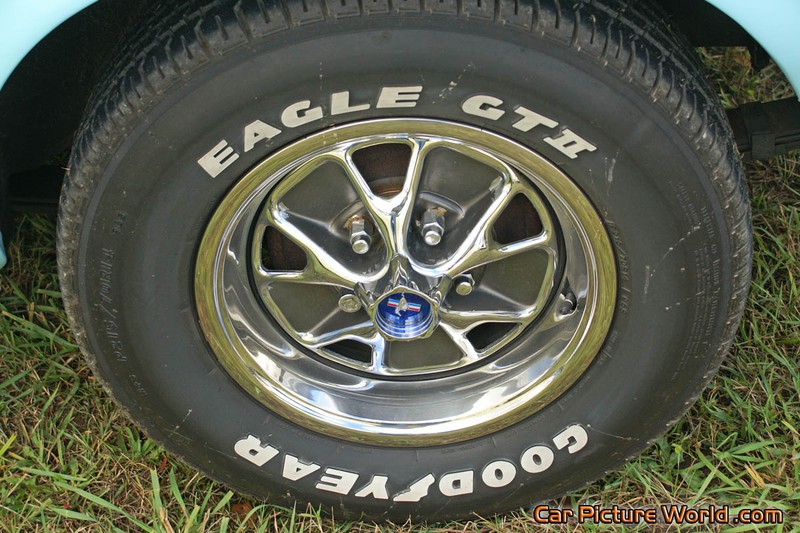 1967 Mustang Notchback Wheel