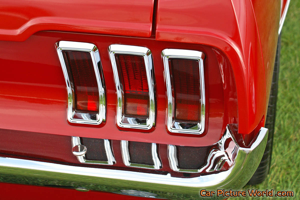 1967 Notchback Mustang Tail Lights Picture