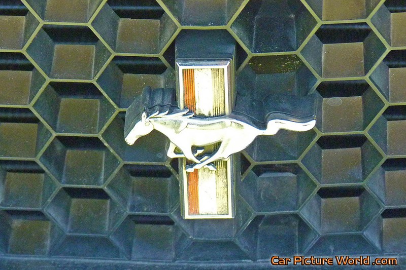 1972 Mustang Mach 1 Grill Emblem