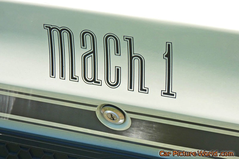 1972 Mustang Mach 1 Trunk Decal