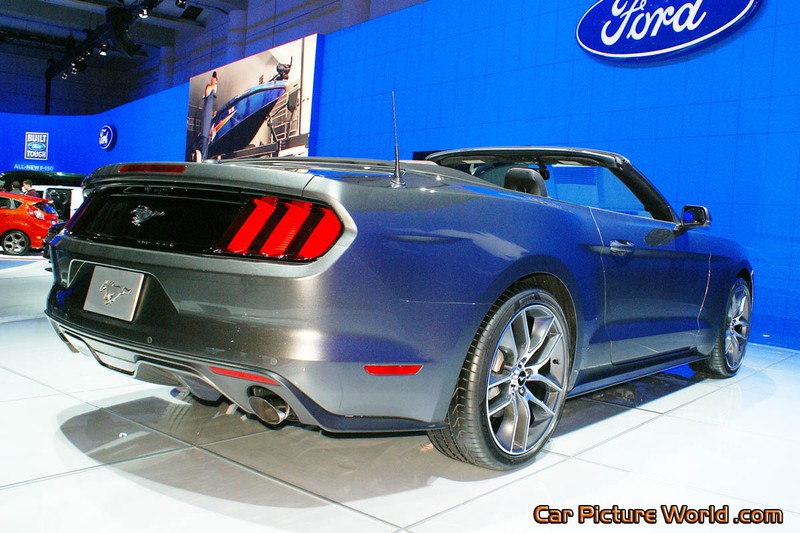 2015 Mustang Convertible Prototype Rear Right