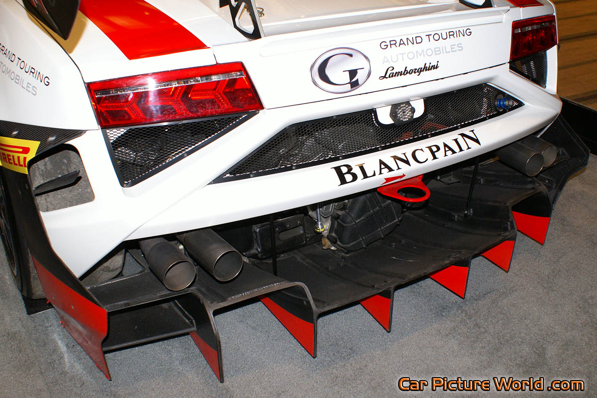 2013 Gallardo Super Trofeo Race Car Rear Air Diffuser Picture