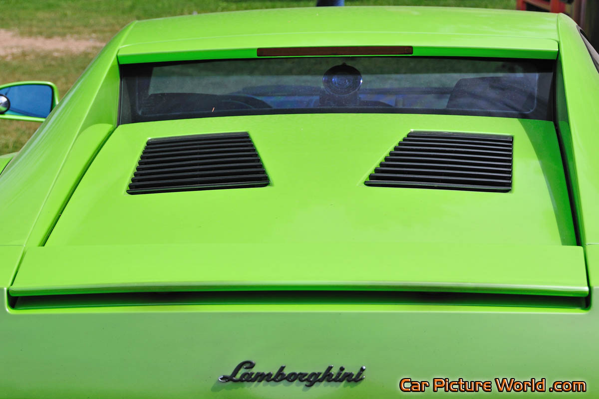 Green Gallardo Engine Cover