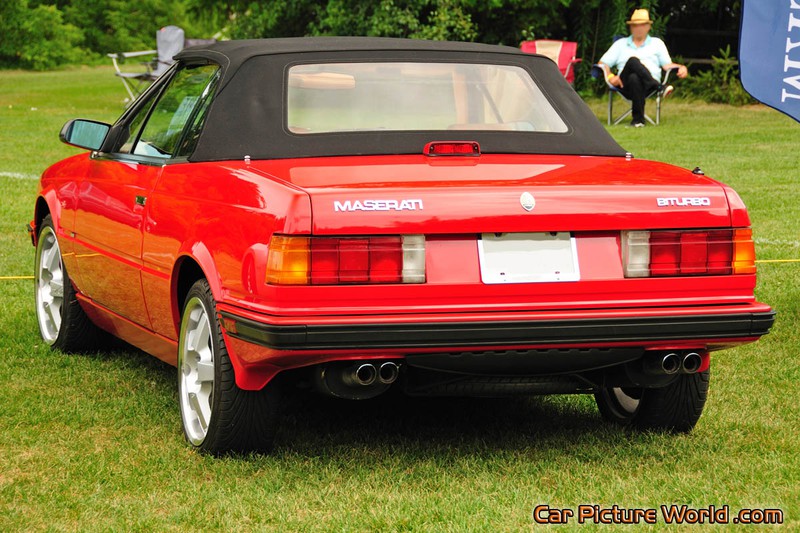 1989 Biturbo Spider Rear Right