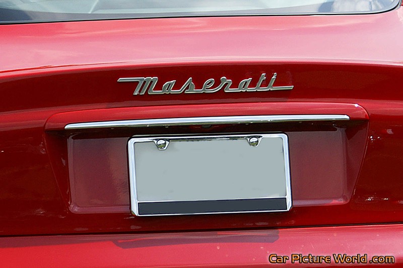 2004 Maserati Coupe Rear Insignia
