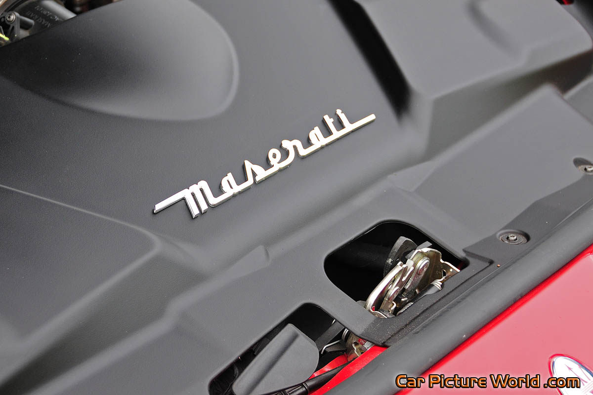 2008 Maserati Gran Turismo Engine Name Plate