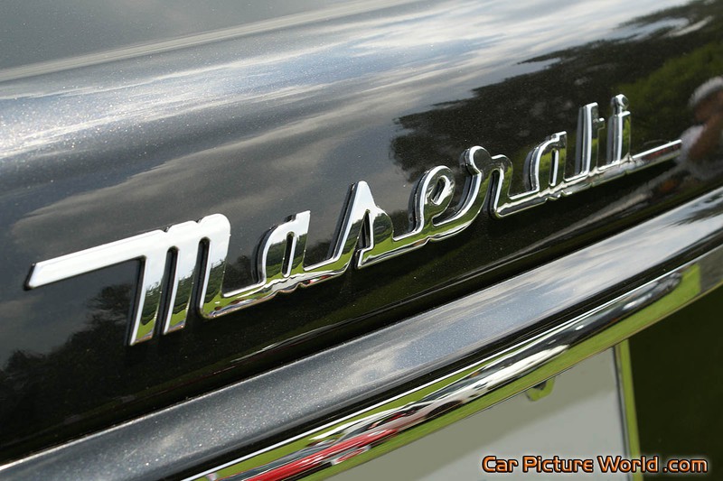 2011 Maserati Quattroporte Rear Name Plate