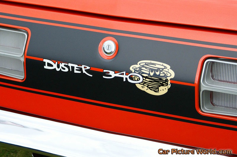 1972 340 Duster Rear Decal