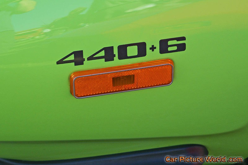 1972 440 6BBL Road Runner Fender Badge
