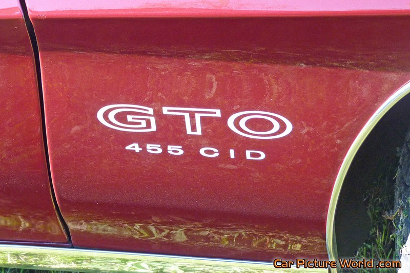1970 455 GTO Side Insignia
