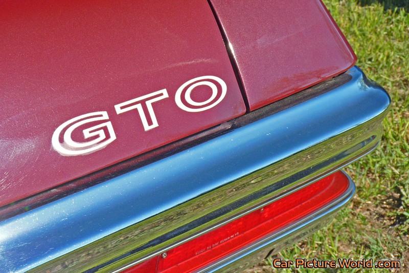 1970 455 GTO Trunk Decal