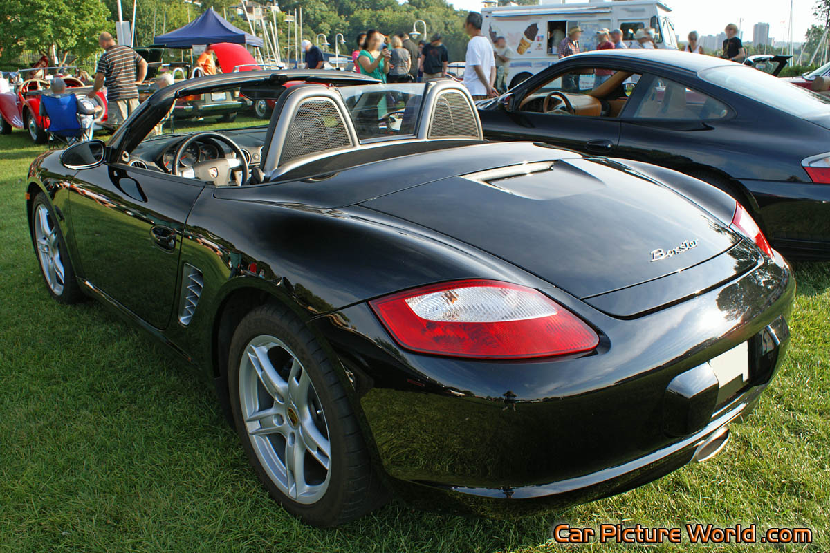 Porsche Boxster Black Rear Left