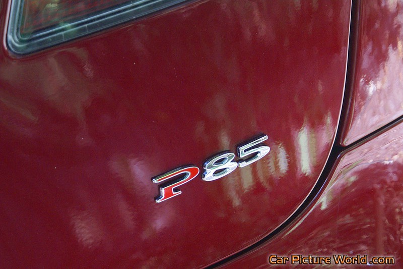 Model S P85 Rear Name Plate